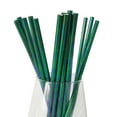 thumbnail image 2 of CEHVOM 200pc Striped Colored Paper Straws Disposable Biode-gradable Paper Straws, 2 of 2