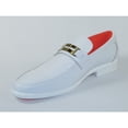thumbnail image 3 of Men's TAYNO Shoes The Caprio C TAYNO Crocodile Print Bit Loafer White, 3 of 7