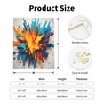 thumbnail image 2 of Sikiie Colorful Paint Print Print Canvas Decorative Hanging Painting, Anti-shrinkage Hanging Frame, Suitable for Home, Office Wall Decorations, 2 of 6