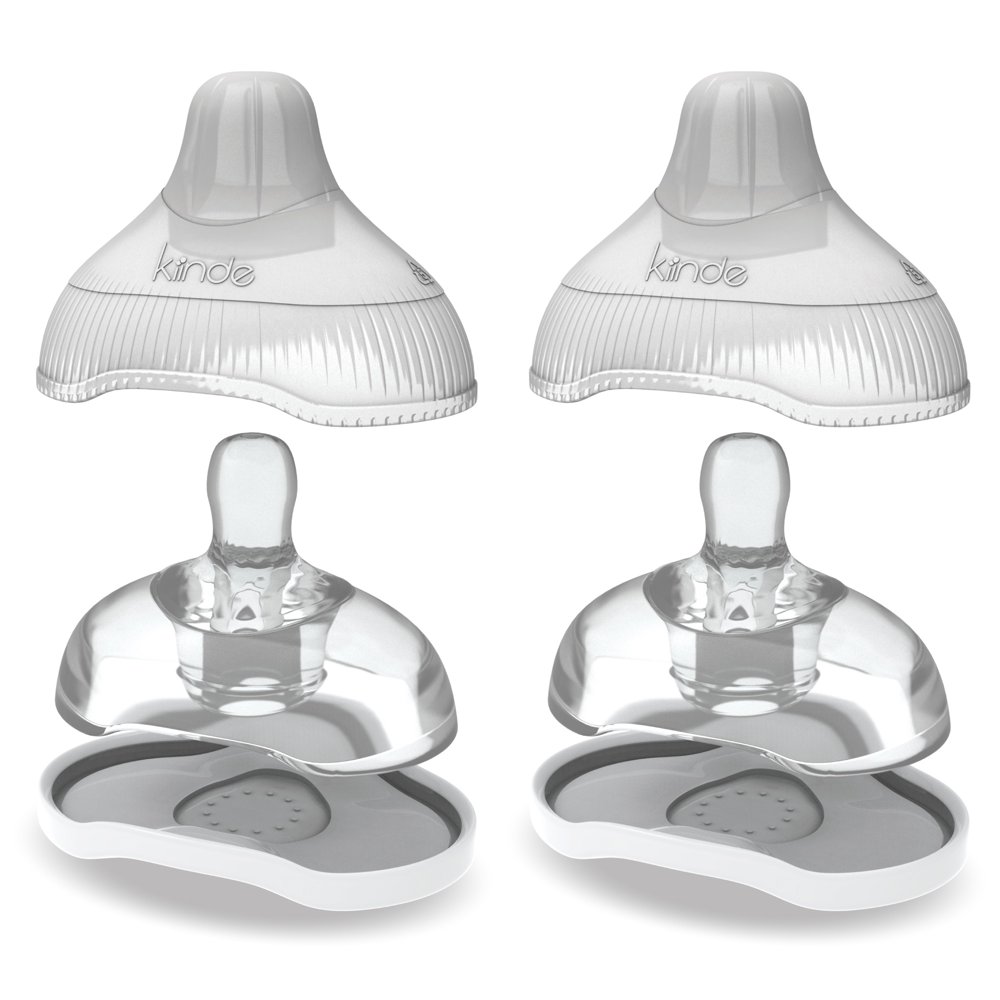 Kiinde Active Latch Natural Feeding Nipples Fast Flow 2 Pack