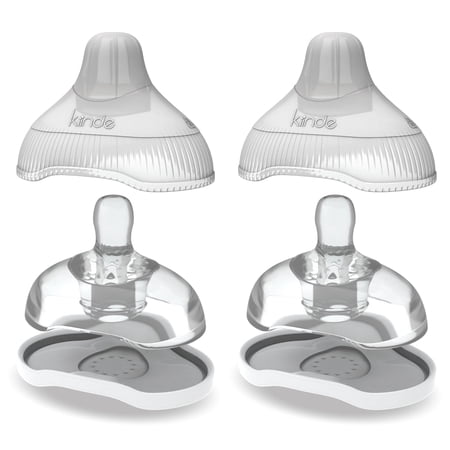 Kiinde Twist Active Latch Nipples for Breast Milk, 2 Pack