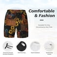 thumbnail image 5 of Haiem Embroidery Chicken Rooster Men'S Quick-Dry Swim Trunks: Comfortable Beach Shorts With Mesh Lining And Pockets - Ideal For Swimming And Sunbathing Xx-Large, 5 of 9