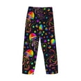 thumbnail image 5 of Balery Men'S Rainbow Jellyfishes Pants,Sleepwear Pants,Pajama Pants,Pj Bottoms Drawstring And Pockets-Small, 5 of 9