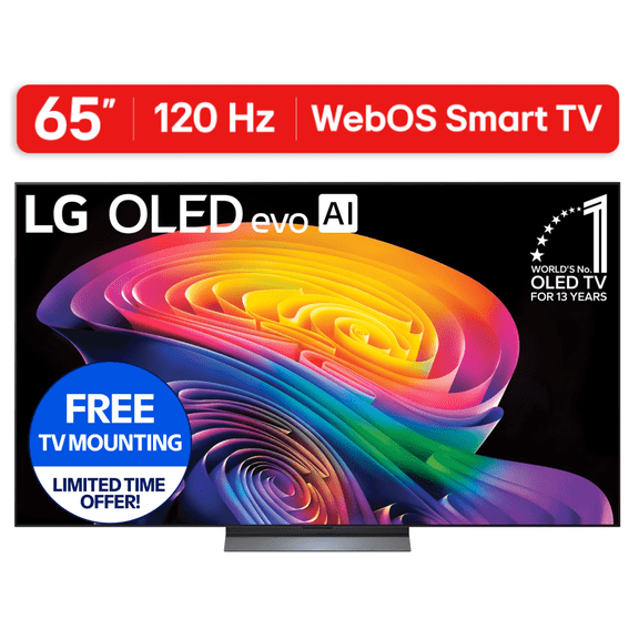 LG 65" C6 Series 4K UHD OLED AI Smart webOS 26 TV, OLED65C6PUA