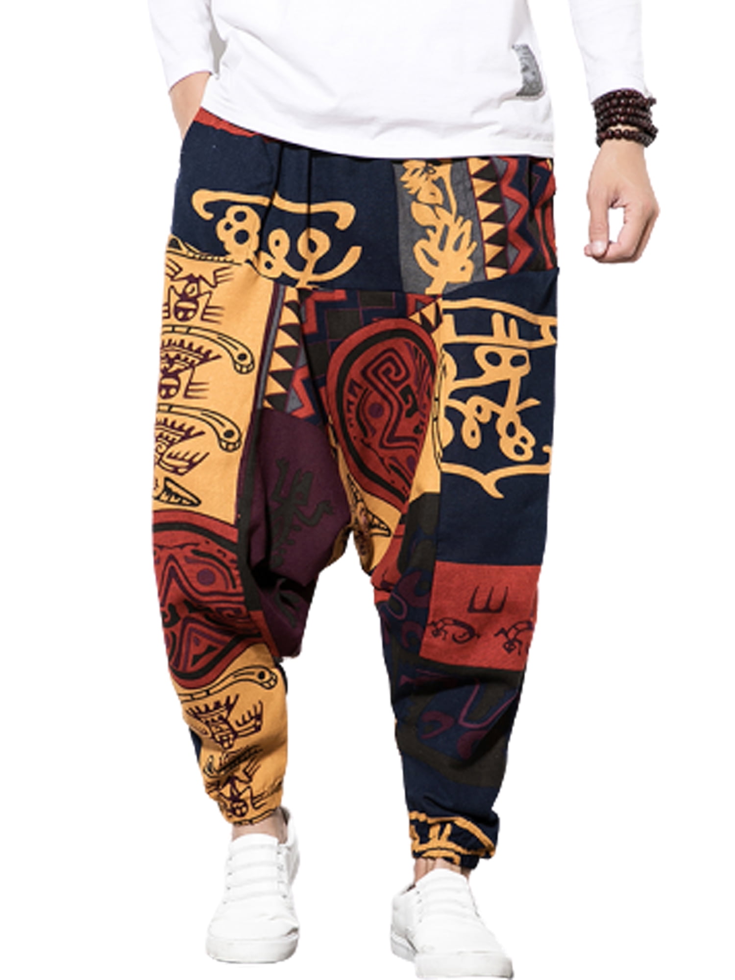mens baggy harem pants