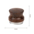 thumbnail image 4 of Herramientas para martillos de café en polvo, 51mm, 3 taludes en ángulo de madera Afortunado Sencillez, 4 of 5