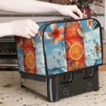 thumbnail image 7 of Haiem Refreshing Citrus Splash Print Toaster Covers 2 Slice Wide Slot,Bread Dust Cover & Fingerprint Protection,Bread Machine Cover,Appliance Covers, 7 of 7