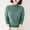 Green plus size knitted pullover a1, variant on thefmos Women Plus Size High Neck Knitted Pullover Tops Long Sleeve Solid Warm Sweater Casual Winter Fall Fashion Clothes, Green L