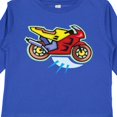 thumbnail image 4 of Inktastic Crotch Rocket Motorcycle Boys or Girls Long Sleeve Toddler T-Shirt, 4 of 5