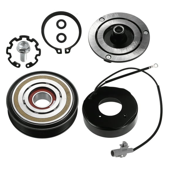 Unique Bargains 1 Set AC Compressor Clutch Kit Replace for Toyota Sequoia 2001-2007 8 CYL 4.7L