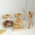 thumbnail image 3 of Srgeilzati Clear Glass Airtight Cookie Food Storage Jar, 3 of 6