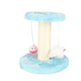 thumbnail image 1 of Scratcher Cat Scratching Post Interactive Soft Plush 2 Layers Sisal Rope Scratcher Tree for Indoor Cats Kittens, 1 of 7