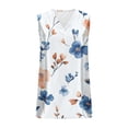 thumbnail image 6 of Homenesgenics Tank Tops for Women Plus Size Casual Wear V-Neck Satin Floral Print Tank Top,Sleeveless Shirts,Summer Vest White M, 6 of 7