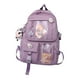 thumbnail image 5 of Mochila para mujer, mochila informal, bolsa de viaje para adolescentes, estudiantes de primaria Púrpura Yuyangstore Mochilas lindas, 5 of 8