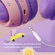 thumbnail image 4 of Auriculares Para Niños, Luces RGB, Tiempo De Reproducción De 15 Horas, Estéreo De Alta Fidelidad, Auriculares Inalámbricos Y Con Cable Con Micrófono Desmontable, Para Clases, 4 of 7