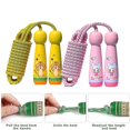 thumbnail image 3 of Kids Wooden Adjustable Cotton Ping Rope For Boys Girls Students Fitness Outdoor Exercise, 3 of 5