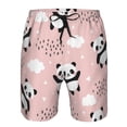 thumbnail image 3 of Goofa Panda Printed Mens Swim Trunks Summer Quick Dry Short Beach Swimwear Bathing Suits-, 3 of 9
