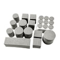 thumbnail image 3 of Almohadillas para muebles de fieltro 216 piezas Sunnimix Protector de suelo para piernas Gris, 3 of 8