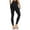 Black, variant on Women's High Waist Solid Color Tight Fitness Yoga Pants Nude Hidden Yoga Pants Lightweight Versatile Going Out Pants