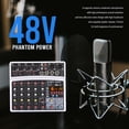 thumbnail image 1 of Mezclador De Audio BMG-06D Mezclador de audio compatible con Bluetooth de 6 canales 16 DSP (enchufe blanco de la UE), 1 of 5