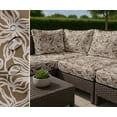 thumbnail image 7 of Soimoi Waterproof Outdoor Fabric By 2 Yard | Floral Print on Brown | 56" Wide | UV Resistant & Durable Taffeta Material for Cushions, Covers, Curtains, awning & DIY Projects, 7 of 7