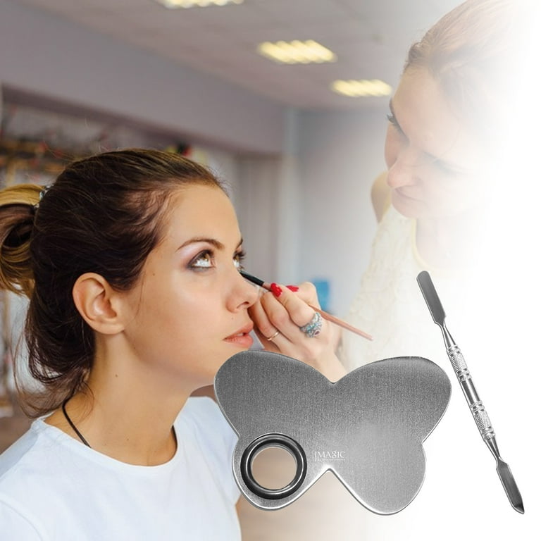 Farfi Makeup Palette Tray Anti-Slip Ergonomics Handle Easy to