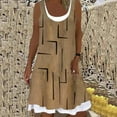 thumbnail image 2 of Robe d'Été Décontractée Sans Manches à Col Rond Imprimé pour Femmes, 2 of 9