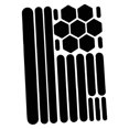 thumbnail image 3 of Colaxi Reflective Stickers Decals Easy Installation PVC Warning Sticker Reflective Tape for Cycling Automotive Outdoor Gear SUV Bike With Diamond Shape, 3 of 8
