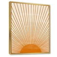 thumbnail image 2 of Designart Orange Sun Print III FLOAT FRAME WALL ART, 2 of 4