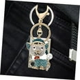 thumbnail image 3 of Key Chains for Car Keys, Cute Keychains, Cute Dog Shape Metal Key Ring with Diamond Decoration will Give You A Good Mood and Add Everyday Style, Blue, 3 of 7