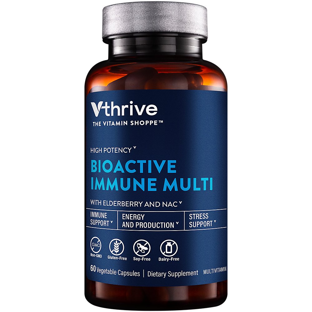 Bioactive Immune Multivitamin with Elderberry NAC (60 Vegetable