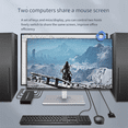 thumbnail image 1 of DVI KVM Switch 2-In-1 4K Two Computers Shared USB Keyboard Mouse Print Monitor Multi-Function Switching Screen, 1 of 5