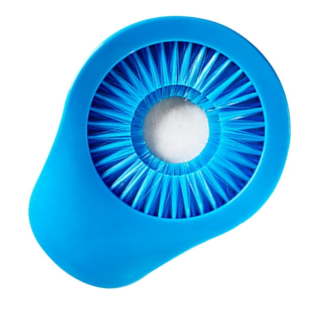 Monstrate Cepillo de limpieza Manual para de ñame de maíz vegetal, cepillos antideslizantes de de 360 grados, depurador Suministros de limpieza para el hogar Azul