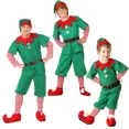 thumbnail image 5 of Disfraz de Papá Noel para Navidad, elfo verde, cosplay, fiesta de carnaval familiar, conjunto de ropa elegante de Año Nuevo para hombres, mujeres, niñas y niños, 5 of 5