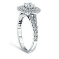 thumbnail image 3 of Pompeii 1 Ct TW Diamond Cushion Halo Engagement Ring in White Gold (G/H,I1-I2), 3 of 4