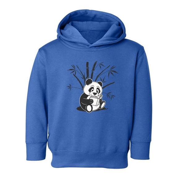 Panda Reading A Book Hoodie Toddler -Image by Shutterstock,  2 Toddler