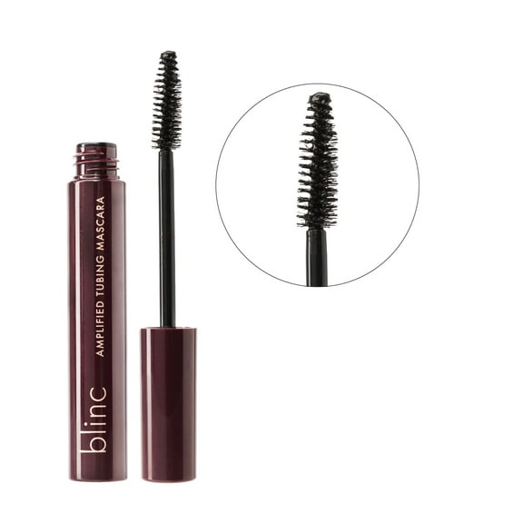 Blinc Amplified Tubing Mascara | Ultra-Longwearing Washable Mascara | Soft-Glam Volumizing, Lengthening and Defining Mascara | Gluten-Free and Cruelty-Free | 9mL / 0.30 Fl. OZ Black