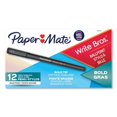 thumbnail image 2 of BIC Write Bros. Ballpoint Pen, Stick, Bold 1.2 mm, Black Ink, Black Barrel, Dozen | Bundle of 2 Dozen, 2 of 5
