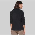 thumbnail image 3 of Bass Outdoor Womens Highline Trail Half Zip Fleece Jacket,Black,X-Small, 3 of 4