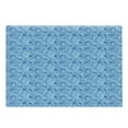 thumbnail image 1 of Oriental Cutting Board, Monochrome Design Pattern of Symbolic Easter Star in Blue Tones, Decorative Tempered Glass Cutting and Serving Board, in 3 Sizes, by Ambesonne, 1 of 2