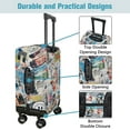 thumbnail image 2 of Luggage Cover Protector Travel Suitcase Covers Protective Skin for Carry On Baggage Fit 18-20 Inch Luggage, 2 of 5