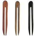 thumbnail image 1 of pcs Wooden U-Shaped Hair Stick Retro Hairpin for Women (15cm), 1 of 5