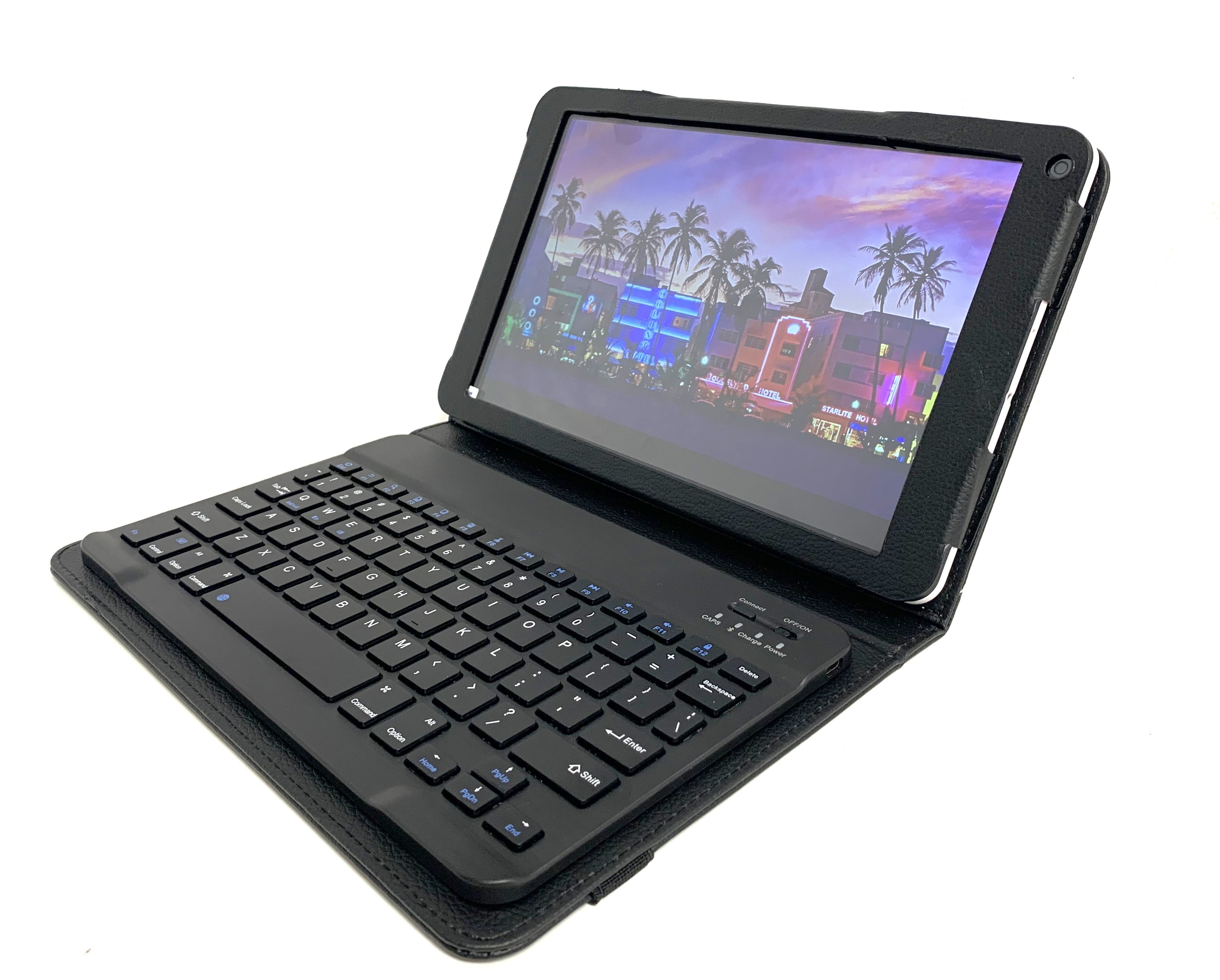 A1080KB 10.1 inch Android Tablet with Keyboard Case Bundle