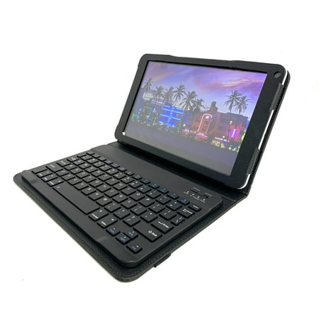 Android Tablet 10 Inch | 32GB 4G LTE Unlocked | Bundle Pack Bluetooth Keyboard, Case | ATT Tmobile Speed Talk