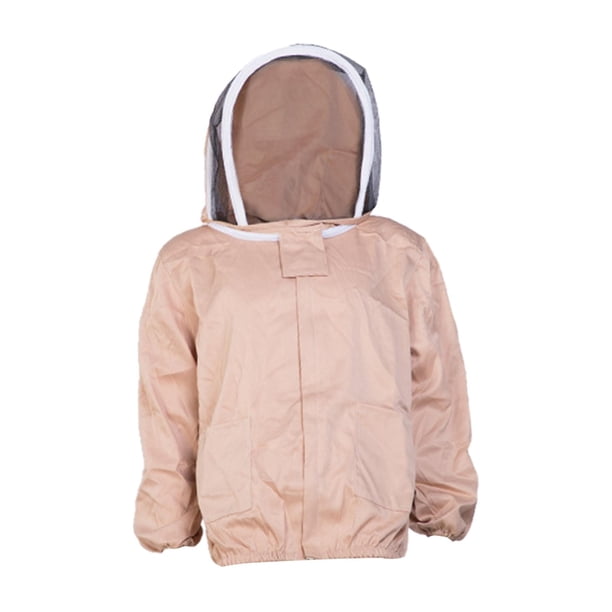 Traje de apicultor, chaqueta de apicultura con bolsillos, equipo de apicultor, chaquetas de trabajo de campo para apicultor, traje de granja Cola chaqueta de apicultura