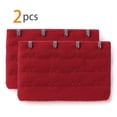 thumbnail image 2 of INSPIRE CHIC Women's 3 Rows 4 Hooks Bra Extenders Straps Extension, 2 of 5