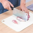 thumbnail image 6 of Uutvmp Cutting Board, Kitchen Meat Vegetable Plastic Non-Slip Mat, Rectangle Double Side Plate Kitchen Camping Chopping Blocks, 6 of 7
