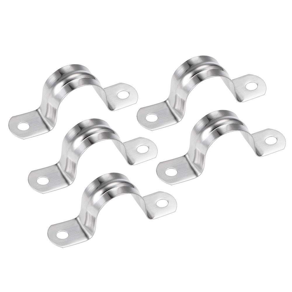 M25 U Shaped Conduit Clamp Stainless Steel 5 Pack