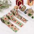thumbnail image 4 of KYAIGUO 3PCS Christmas Tree Ribbon Cartoon Stickers Ribbon Width 6cm,Total Length 5m for Gift Wrapping at Christmas, Thanksgiving, Valentine's Day, Weddings, Birthdays, Anniversaries, 4 of 5