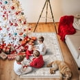 thumbnail image 2 of 3x5 Living Room Area Rugs: Vintage Washable Non-slip Rug For Bedroom Dining Soft Carpet Kitchen Home Office Durable & Easy-clean Design Homes With Cats Dogs(3x5 Beige), 2 of 8